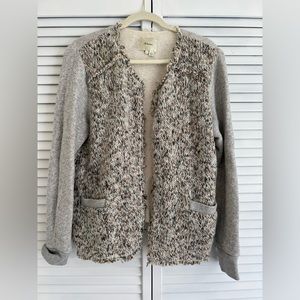 Elevenses Crochet Front Cardigan With Pockets